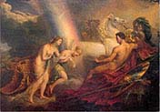 Venus Supported by Iris Complaining to Mars